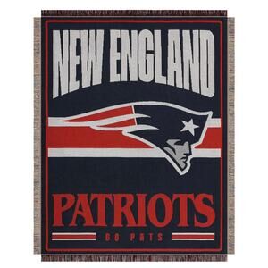 New FOCO officially licensed New England Patriots woven blanket- 60" x 48"